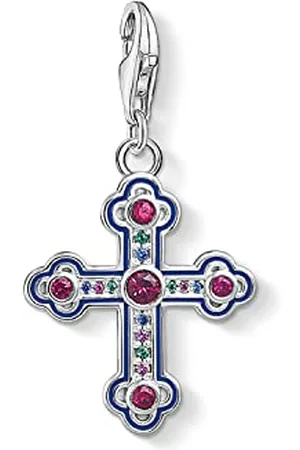 Thomas Sabo Damski wisiorek charm, wiktoriański krzyż, wysokiej próby 925 e , colore: , cod. 1496-391-7