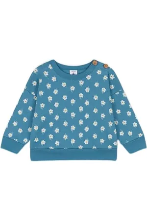 Petit Bateau A08FM Bluza, Polochon/Wielobarwny, 12 Miesięcy, Niebieski Polochon/Wielobarwny, 12 miesięcy