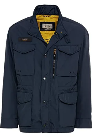 Camel Active Męska kurtka 420260/1O57, niebieska (Night Blue), 56, (Night Blue)
