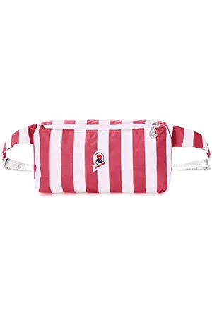 Invicta Waist Bag - Stripes, Pink Stripes - Adjustable Straps - Outdoor, Leisure, Travel