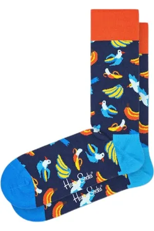 Happy Socks Banana Bird Sock, kolorowe i zabawne, Skarpety dla kobiet i mężczyzn, (36-40)