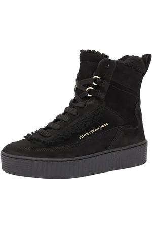 Tommy Hilfiger Damskie buty Essential Lace Up Warmbootie Low Boot, , 36 EU