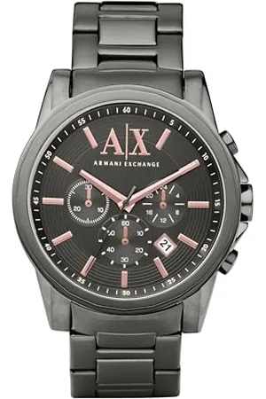 Armani Exchange Męski chronograf, zegarek ze stali nierdzewnej, rozmiar koperty 45 mm, , AX2086