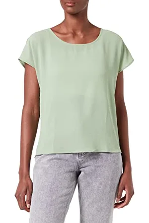 JDY Damska bluzka PIPER S/S TOP WVN NOOS Bluza, Basil, 36