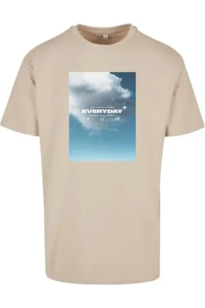 Mister Tee Unisex T-Shirt Everyday Oversize Tee XXL, mokry piasek, XXL