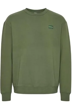 Casual Friday Męska bluza CFSage Relaxed z umbroidery, 180121/Elm Green, L, , L