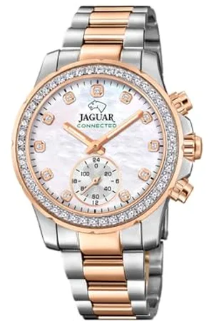 Jaguar Zegarek damski J981/1 Connected Lady Obudowa ze stali nierdzewnej 316l Multi Pasek ze stali nierdzewnej 316l srebrny, , bransoletka