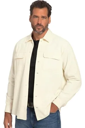 JP 1880 Męska, duże rozmiary, koszula, overshirt, 1, , 6XL