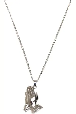 Urban classics Spinki do mankietów uniseks Pray Hands Necklace