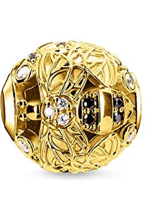 Thomas Sabo Damski koralik pszczoła 925 srebro szterlingowe pozłacane żółtym złotem K0331-414-18