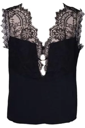 Pinko Tati Top Crepe De Chine Jacqua Biustonosz moda damska, , 46