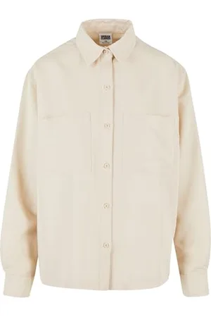 Urban classics Damska koszula oversized twill, , 5XL