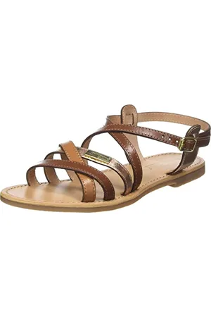 Les Tropéziennes par M Belarbi HAPAXGUM, damskie sandały, Tan-Multi, 40 EU, , 40 EU