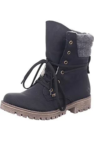 Rieker Kobiety Buty Zimowe, Czarny, 39 EU