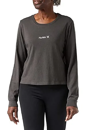 Hurley Damska koszulka OAO Smalls z długim rękawem, kolor taupe, rozmiar XS (DE)