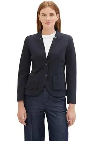 TOM TAILOR Podstawowa marynarka damska z kieszeniami, , XXXL