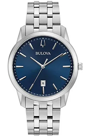 BULOVA Męski analogowy zegarek kwarcowy z paskiem ze stali nierdzewnej 96B338, , Bransoletka