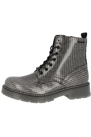 TOM TAILOR Damskie sztyblety 4293502, czarno-szare, 38 EU