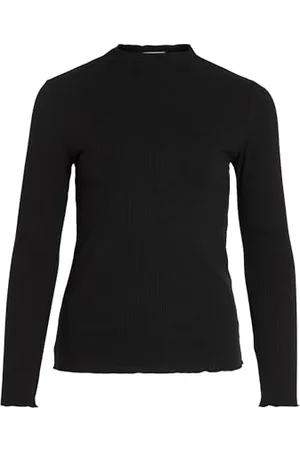 VILA Damski top z długim rękawem Viwonda Funnel Neck L/S Top/Su, , M
