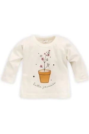 Pinókio Baby Blouse Long Sleeve Tres Bien, 100% bawełna, Flower, Girls rozm. 62-104 (62), , 62 cm