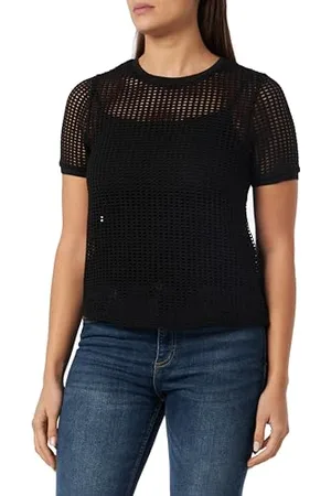Mavi Koszulka damska Crew Neck Jersey, czarna, XS, , XS
