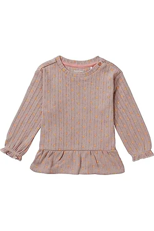 Noppies Baby T-shirt z długim rękawem dla dziewczynek i dziewczynek, , 50 cm