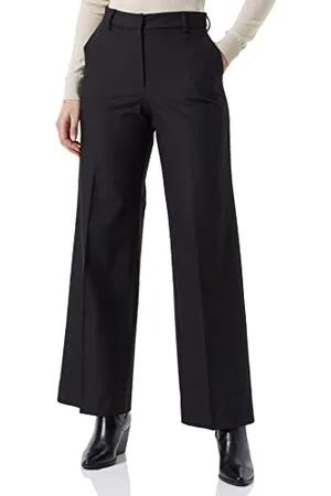SELECTED SLFELIANA HW Wide Pant N NOOS damskie spodnie, , 38W / 32L