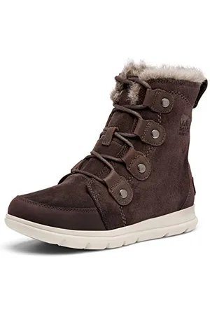 sorel Explorer Joan Waterproof Buty zimowe Kobiety, Brązowy Blackened Brown, 37 EU