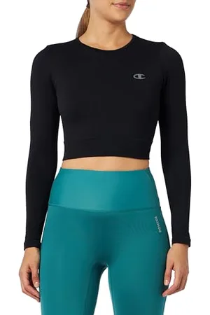 Champion Athletic C-Sport W-Rib Bezszwowe L-s Crewneck Top T-Shirt Damski, , S-M