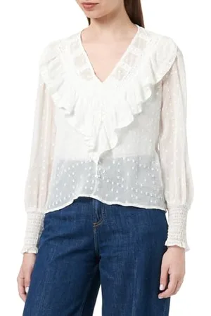 ONLY Onleleanor L/S Dobby Top WVN Noos bluzka z długim rękawem, , L