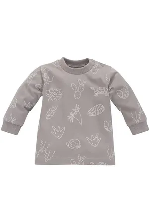 Pinókio Baby Blouse Long Sleeve Slow Life, 95% bawełna 5% elastan écru Natural Theme, Unisex rozm. 62-86 (68), , 68