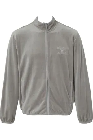 Emporio Armani Męska bluza żakardowa Bold Logo Chenille, , S