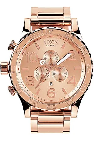 Nixon Zegarek kwarcowy z chronografem uniseks z paskiem ze stali nierdzewnej A083-897-00