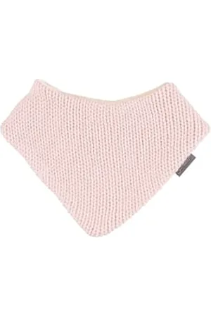 Sterntaler Unisex dziecięca chusta trójkątna z dzianiny, tylna strona z mikropolaru, jasnoróżowy, 2