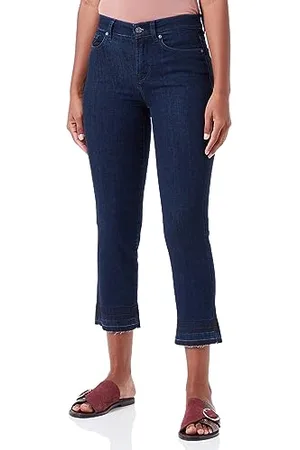 7 for all Mankind The Straight Crop Soho Classic with Released Hem