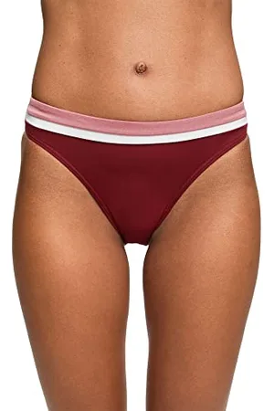 ESPRIT Bodywear damskie spodnie od bikini Tayrona Beach RCS Mini od bikini, ciemnoczerwone, 34