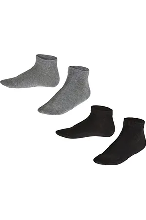 Falke Uniseks - dzieci Skarpety do trampek Happy Double Pack K Sn Bawełna krótkie jednokolorowe 2 Pak, , 35-38