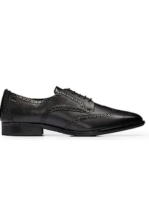 HUGO BOSS Męskie buty Colby_Derb_brltw Derby, czarne, 43 EU, , 43 EU