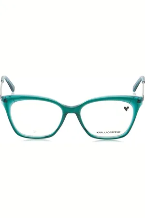 Karl Lagerfeld KL6108 Okulary, Green/Light Green, 54/17/140 dla kobiet