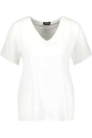 Taifun Damski 971986-19647 T-shirt, offwhite, 40, , 40