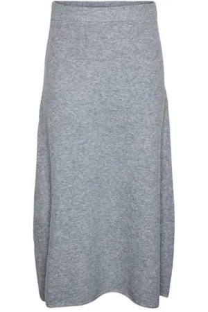 Pieces® Pcnanu Hw Long Knit Skirt Bc, , L