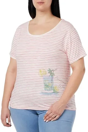 Timezone T-shirt w paski Basic, , XL