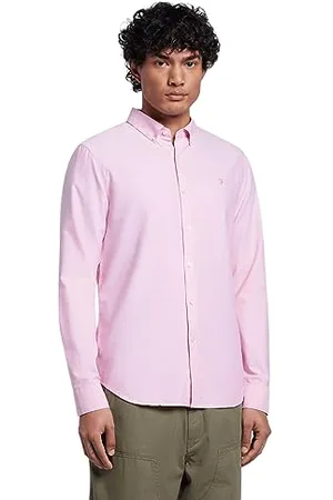 Farah Koszula męska Brewer Slim Fit Cotton Oxford, , XS