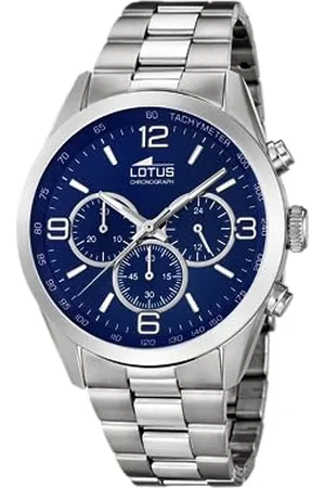 Lotus Męski chronograf kwarcowy zegarek z paskiem ze stali nierdzewnej 18152/4
