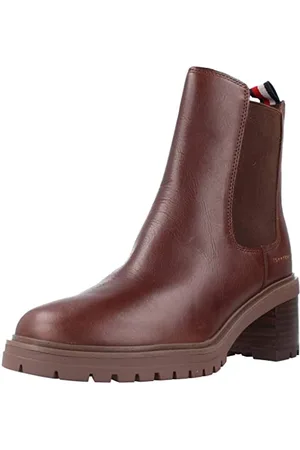 Tommy Hilfiger Damskie buty outdoorowe Chelsea na średnim obcasie 737 moda, , 41 EU
