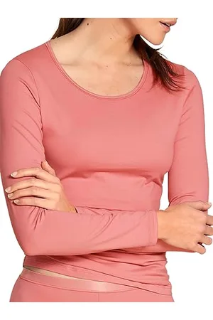 Calida Damski Natural Comfort T-Shirt, Italian Rose, Standard