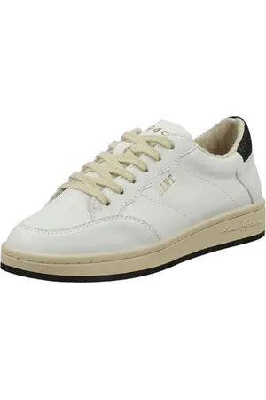 GANT FOOTWEAR Damskie buty sportowe PREPLA, białe/czarne, 41 EU, , 41 EU