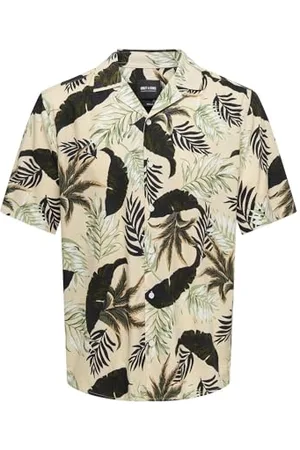 Only & Sons ONSWAYNE Life AOP SS Viscose Shirt NOOS, , XS