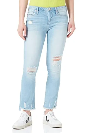 True Religion Damskie jeansy halowe, niebieskie, regularny, , 24W