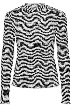 Pieces® Damska koszulka z długim rękawem Pcsesh Ls T-Neck Top Bc, , S